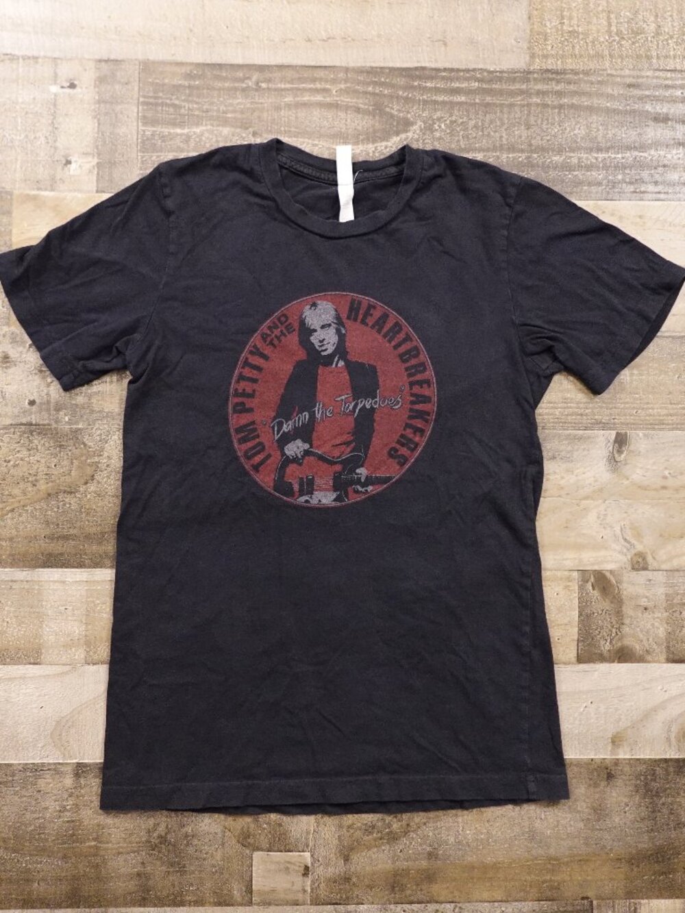 Tom Petty and The Heartbreakers Band Tee Women's Small Black Damn‎ The Torpedoes